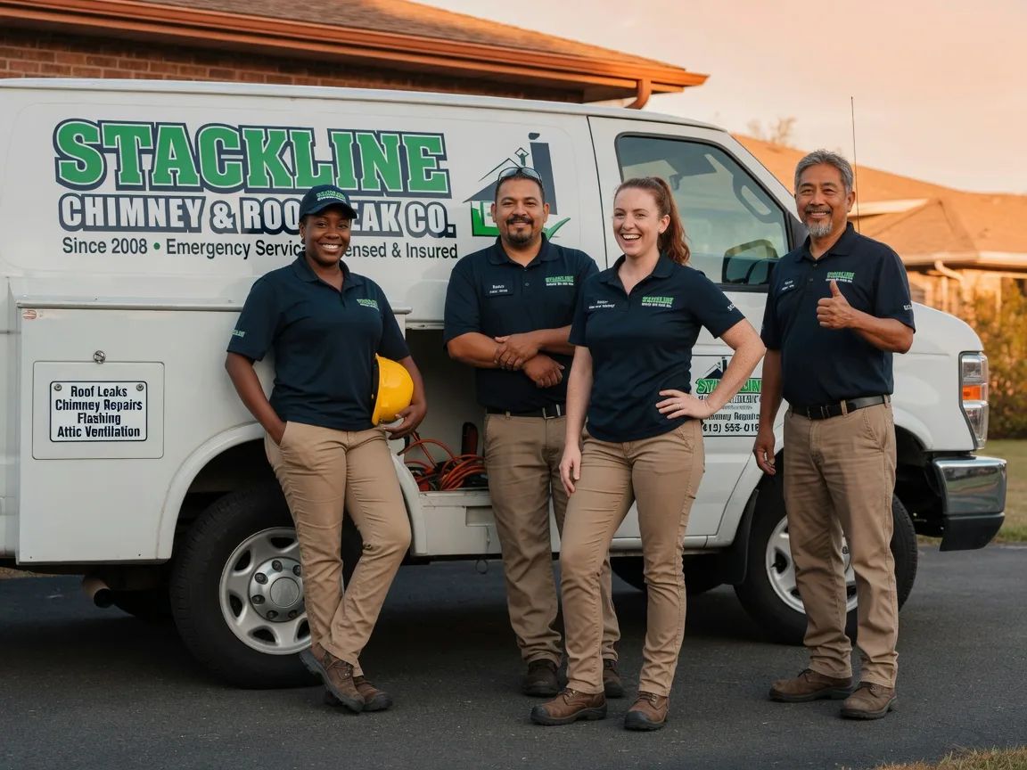 Chimney flashing repair company in New Blaine, AR